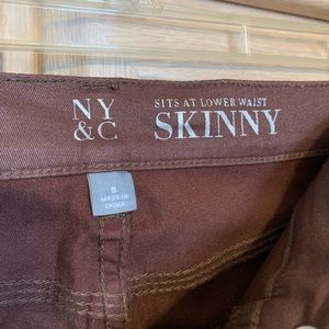 Brown Skinny Jeggings